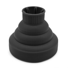 Faltbarer Haartrockner-Diffusor, tragbares Reise-Styling-Accessoire aus Silikon für lockiges Haar, gleichmäßiger Luftstrom, Frizz-Kontrolle,