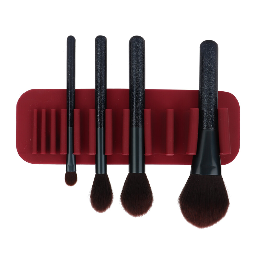 Wandmontierter Make-up-Pinsel-ZahnbÃ¼rstenhalter