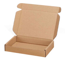 Brown Kraft Shipping Container for Retail Packaging, Fine Kraft Paper Surface with Premium Texture And Finish, MATERIAL Ensures Durability And