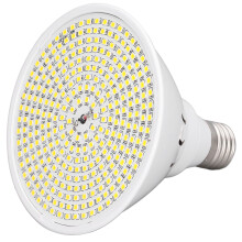 Lâmpada de cultivo para plantas de interior, substituta da luz solar, com 8W de alta potência e 290 chips de LED para jardins e fazendas, lâmpada