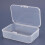 Clear Plastic Box with Lid for Small Item Storage, Stackable Storage Boxes Reusable Hinged Lid Transparent Container for Craft Jewelry Making 4