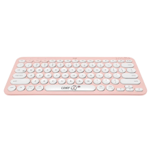 Wireless Bluetooth Keyboard With Intelligent Power Saving, Wide Compatibility For Portable 84-Key Typing, Battery Life Longevity, Brown