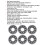 6Pcs Self Aligning Ball Bearing 2201 Double Row 10mm Inner Diameter 2