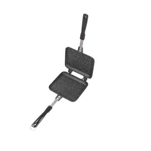 Panini Maker Σάντουιτς-Μηχανή Τηγάνι με Αντικολλητικές Πλάκες Θερμομονωτική Λαβή 1
