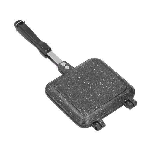Panini Maker Σάντουιτς-Μηχανή Τηγάνι με Αντικολλητικές Πλάκες Θερμομονωτική Λαβή 2