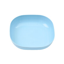 Knochenspießschale, quadratisch, blau, PP,