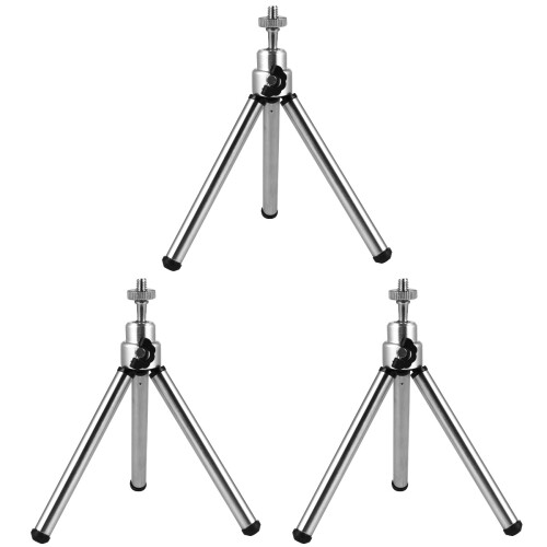 3Pièces Support Réglable Lampe Pêche Durable Argenté 2