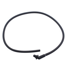 EEH500100 Tubo di scarico frontale nero 25x20x3cm 1 pezzo