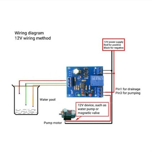 Wasserstandsreglermodul 12 V Automatisches