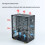 Mini-ITX-Gehäuse, 4,3 l, durchsichtige 14