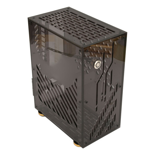 Θήκη υπολογιστή Mini ITX από ξύλο και ακρυλικό, συμπαγής σχεδιασμός με επιλογή 1