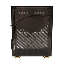 Wood And Acrylic Brilliance Mini ITX PC Case Compact Design With Open Air PC Case Option Cable Management Excellence And Excellent Airflow For Gamers