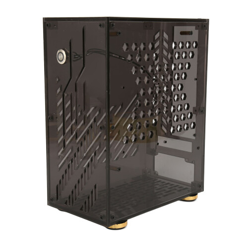 Εξαιρετική θήκη Airflow Mini ITX, συμπαγής μίνι θήκη υπολογιστή με ψύξη 360 μοιρών, 2