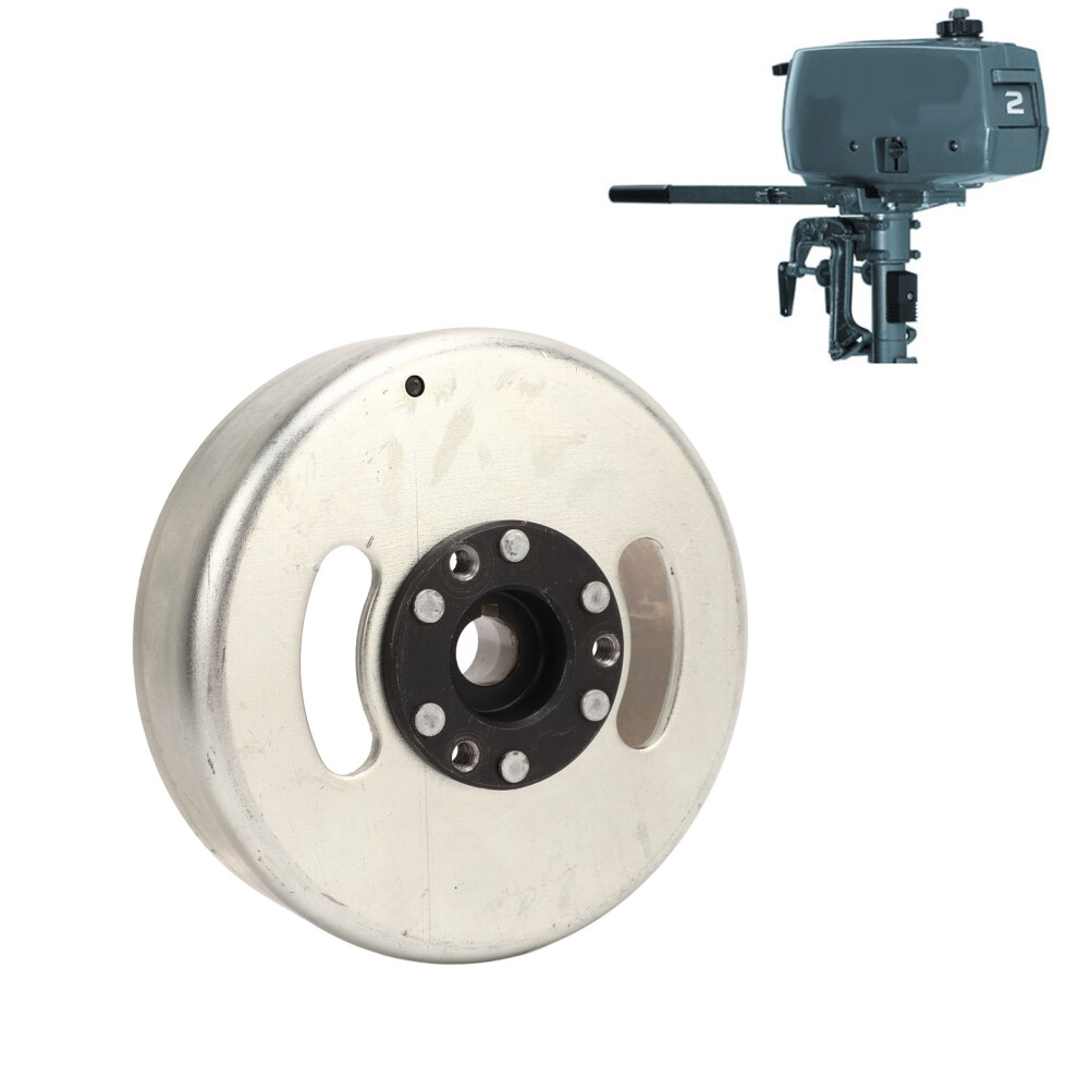 6A1-85550-00 Outboard Flywheel For 2Hp 2-Stroke Boat Engine Metal Rotor 8761376303080