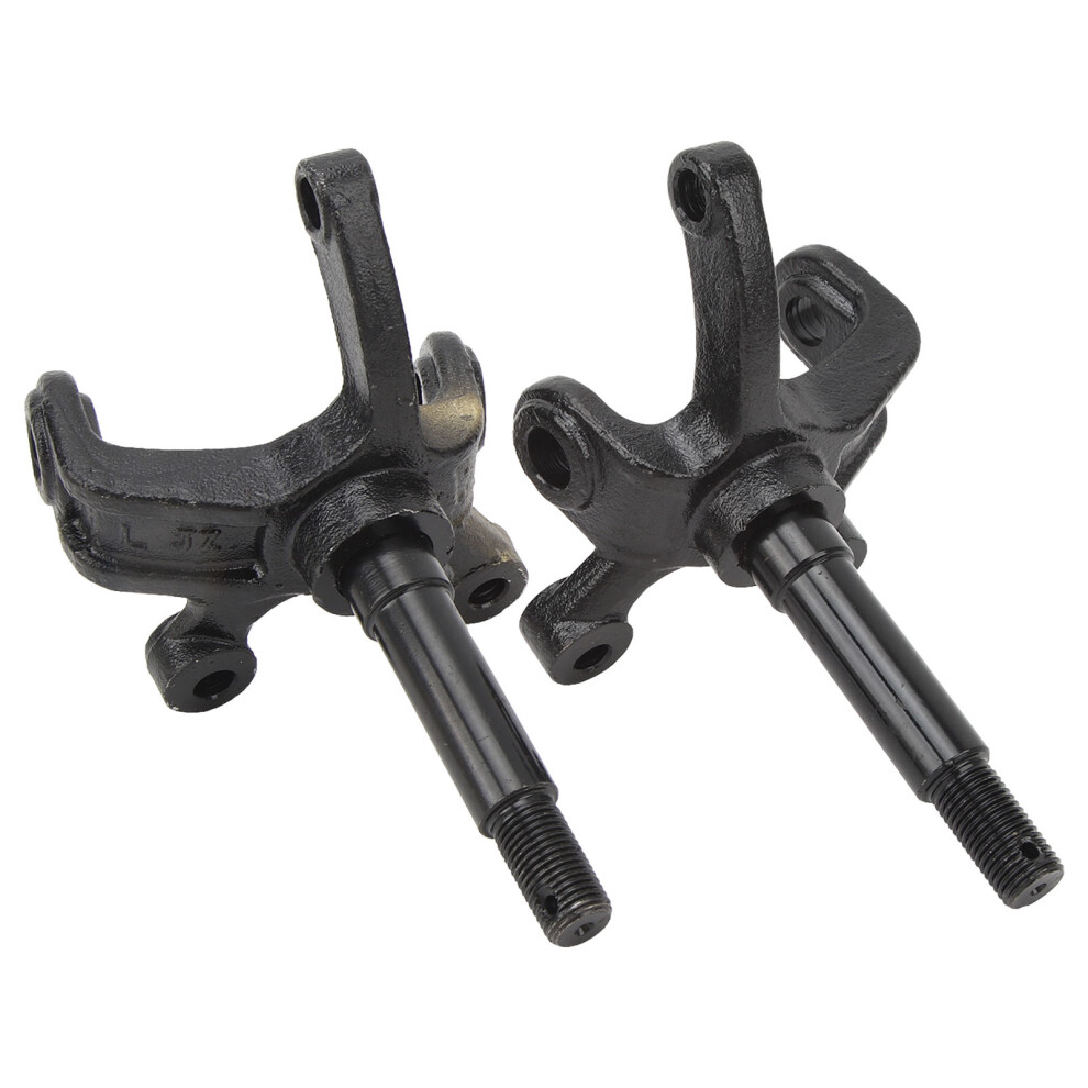 Quad Bike Steering Knuckle Spindle 200Cc Left Right Set 1Pair Black 5001376303257
