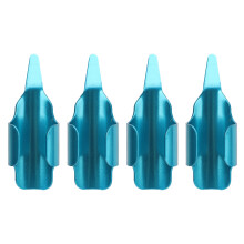 Aluminum Alloy Sewing Thimbles Set of 4 Ergonomic and Durable Design