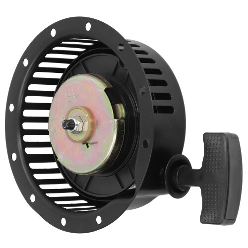Zündstarter für 173F Benzingenerator, eisernes Rückspulgehäuse, schwarz 2