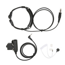 Microphone de gorge ergonomique avec bobine de taille ajustable, conduction osseuse professionnelle pour une transmission sonore claire, tour de cou
