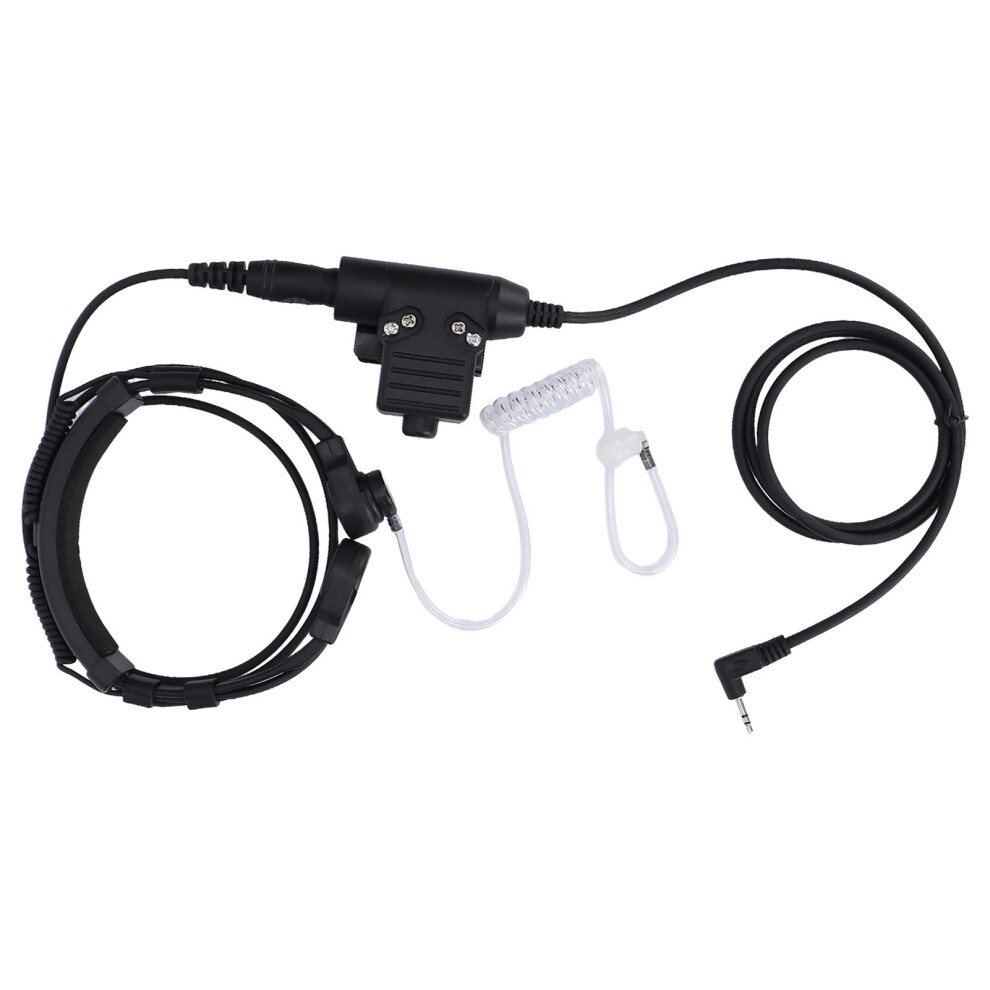 U94 Ptt Headset Adapter For 2.5Mm Walkie Talkies, 108Db Black 3051376304725