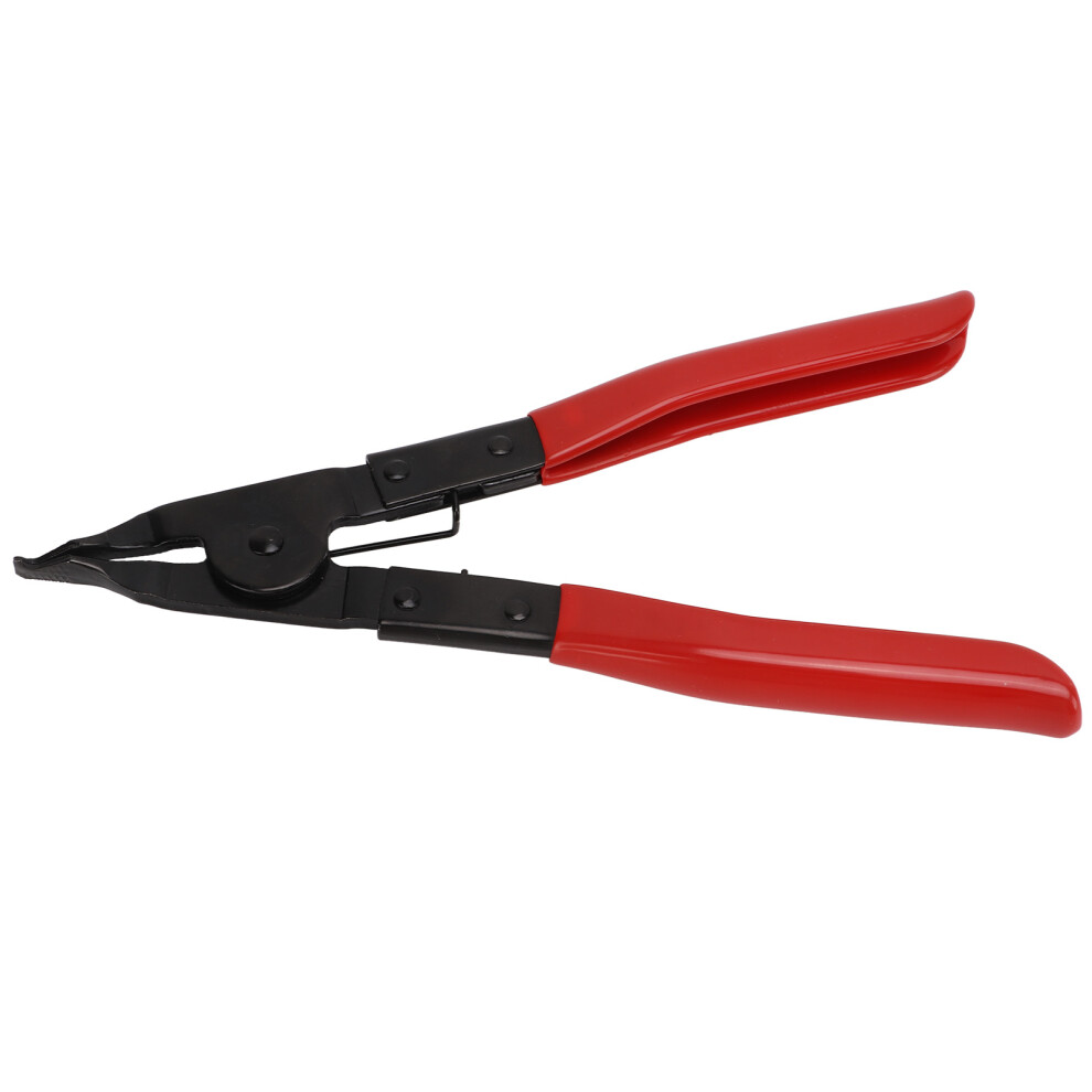 Special Circlip Plier For Industrial Gear Shafts, Flat Nose Retaining Ring Pliers With Knurled Jaws Durable Carbon Steel Build For Transmission 9175034371738