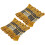24Pcs Stickgarn CrossStitch Glossy Gold 5