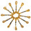 24Pcs Stickgarn CrossStitch Glossy Gold 1