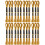 24Pcs Stickgarn CrossStitch Glossy Gold 3