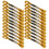 24Pcs Stickgarn CrossStitch Glossy Gold 9