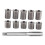 Universal M10x1.0 Spark Plug Thread Repair Tool Kit for Engines 1