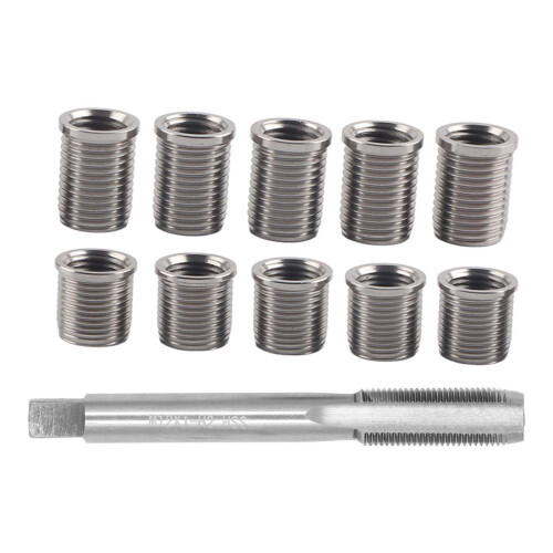 Universal M10x1.0 Spark Plug Thread Repair Tool Kit for Engines