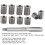 Universal M10x1.0 Spark Plug Thread Repair Tool Kit for Engines 7