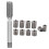 Universal M10x1.0 Spark Plug Thread Repair Tool Kit for Engines 15