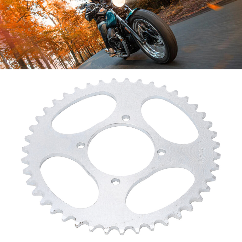 520 43T Steel Rear Sprocket For Go Kart Atv Motorcycle, 520 Pitch Light 8701380966772