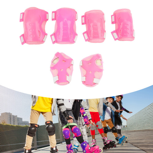 6-teiliges Rollschuh-Schutzset, verstellbare Knie- 2