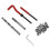 M8x1.25mm Thread Repair Kit Coil Inserts Drilling Tool Set 10