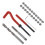 M8x1.25mm Thread Repair Kit Coil Inserts Drilling Tool Set 8