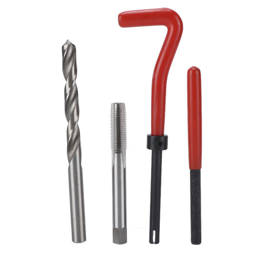 M8x1.25mm Thread Repair Kit Coil Inserts Drilling Tool Set 2