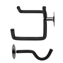 Metal Guitar Wall Hanger Black, Durable Guitar Neck Bracket Hook