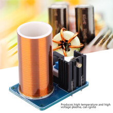 Mini Tesla-Spule Fernbedienung LED-Feuer funken Kit DC12V DIY Elektronikmodul
