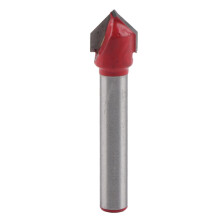 Shape Router Bit for Detailed Woodwork, CNC Engraving End Mill Woodworking Tool with 90 Degree V Groove Profile, Adjustable Depth Cutting