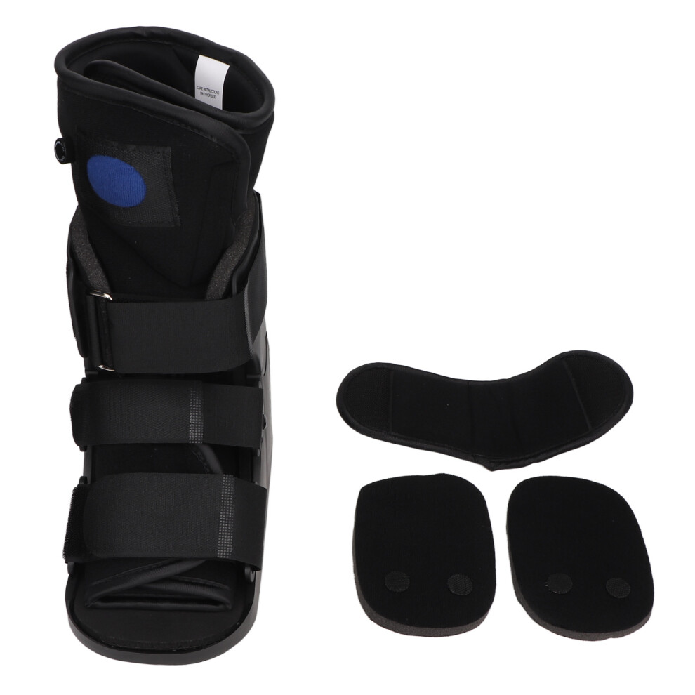 High Top Walker Boot for Foot Injury, Rocker Bottom Sole Walking Boot with Shock-Absorbing Sole, Adjustable Compression Fracture Boot for Ankle