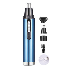 Tagliapeli per orecchie e naso per uomo e donna, tagliapeli elettrico professionale con lame rotanti a doppio taglio, design senza fili ricaricabile