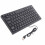 Mini teclado com fio para PC, interface USB perfeitamente compatível, teclado compacto com teclas suaves e silenciosas, layout ergonômico e design 7