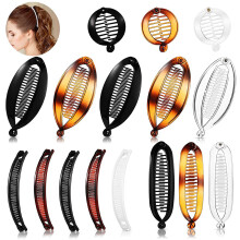Fermagli per capelli da donna, pettine stile vintage con design flessibile per coda di cavallo, pettini classici a scatto per acconciature raccolte e