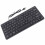 Mini teclado com fio para PC, interface USB perfeitamente compatível, teclado compacto com teclas suaves e silenciosas, layout ergonômico e design 3