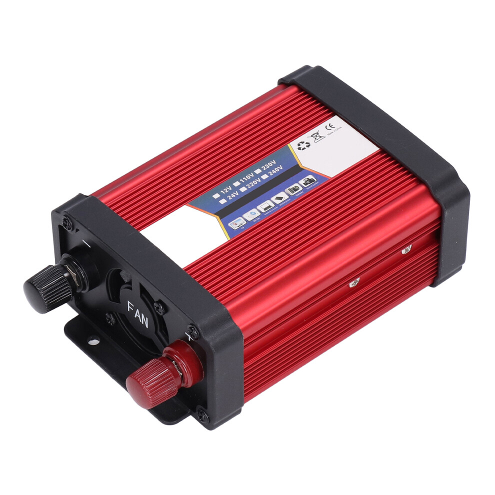 1000W 12V To 110V Car Inverter Usb Charger With Silent Fan Heat Dissipation 6951376309973