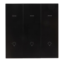Comutator inteligent pentru automatizarea locuinței, comutator de lumină WiFi controlat vocal, cu funcție de temporizator de programare, panou