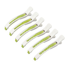 Salon Quality Hair Clips Durable Plastic Non Slip Silicone Sectioning Tools Styling Accessories for Coloring Haircuts Makeup and Facial Cleansing