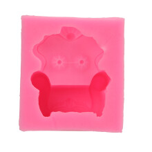 Molde de silicone livre de BPA para fazer chocolates e doces, próprio para micro-ondas e forno, com design antiaderente e resistente ao calor, com