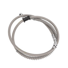 Motorcycle Brake Hose 120cm Steel PVC Knitted Heat Insulation Braking